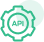 API and backend services icon