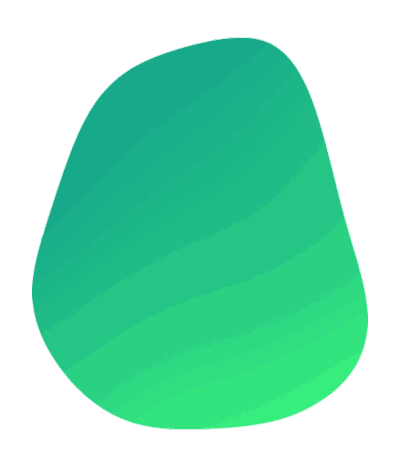 Transparent blob background decoration