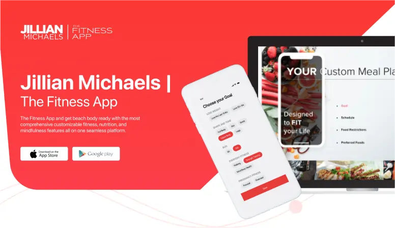 Jillian Michaels fitness app portfolio